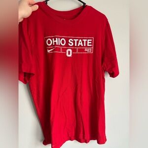 Nike Ohio State Red Graphic Tee